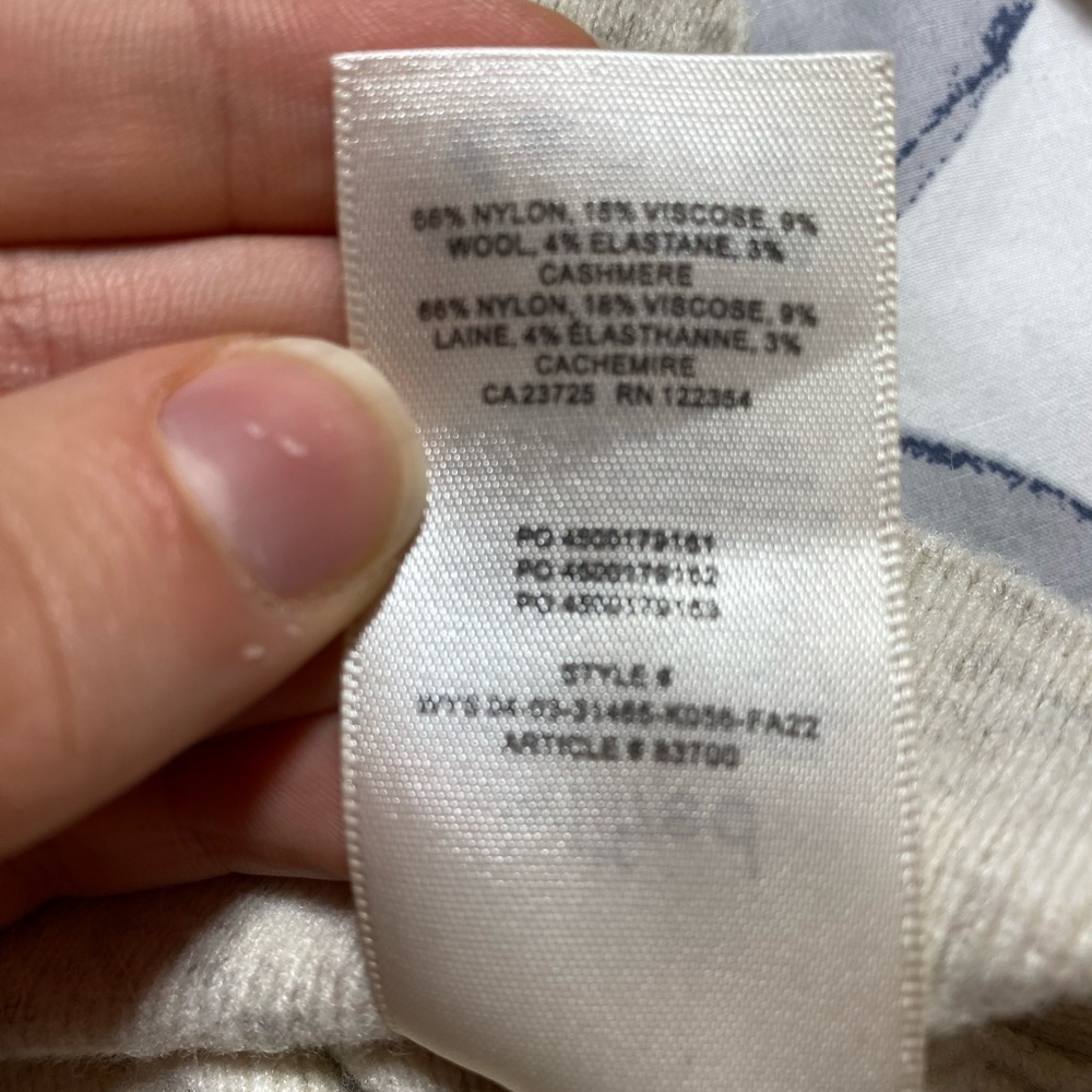Aritzia Wilfred Wool Blend Greer Sweetheart Bustier Cream Sweater Size Small - Picture 14 of 14